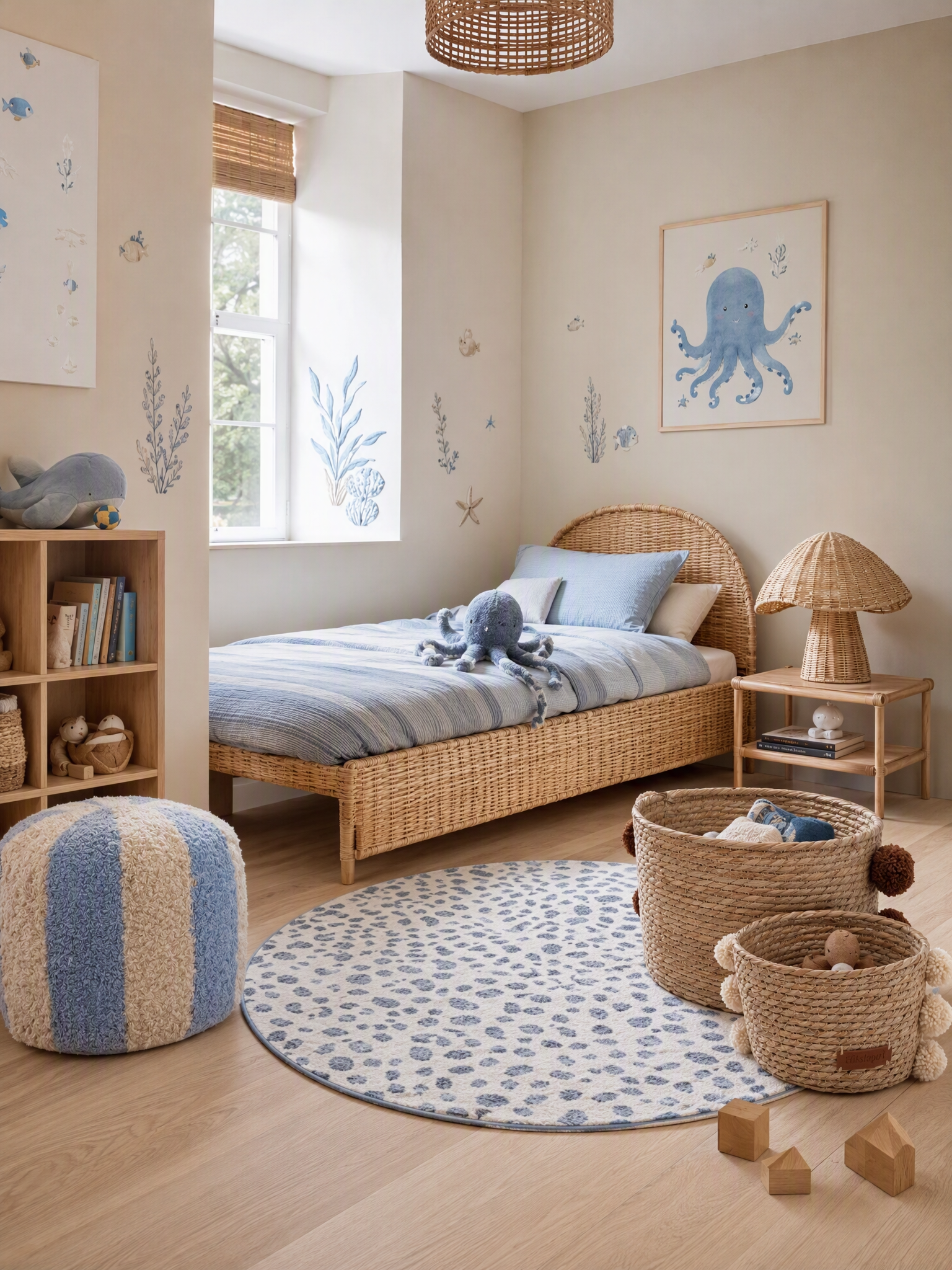 Chambre d'enfant style nordique : 7 idées déco pour créer un espace doux et naturel