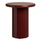 Table d'Appoint OTAGO Laquée Bordeaux Ø45×50 cm