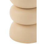 Table d'Appoint en Métal Beige Lise Ø32 cm