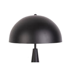 Lampe à Poser SUBLIME Fer Noir Mat Courbe Ø30×51 cm