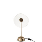 Lampe de Table LED Motif Fleur Dorée Petit Modèle Ø23,5 cm