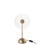 Lampe de Table LED Motif Fleur Dorée Petit Modèle Ø23,5 cm