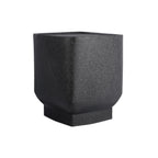 Table d'Appoint BOAZ CUADRO Fer Texturé Noir 37×37×40 cm