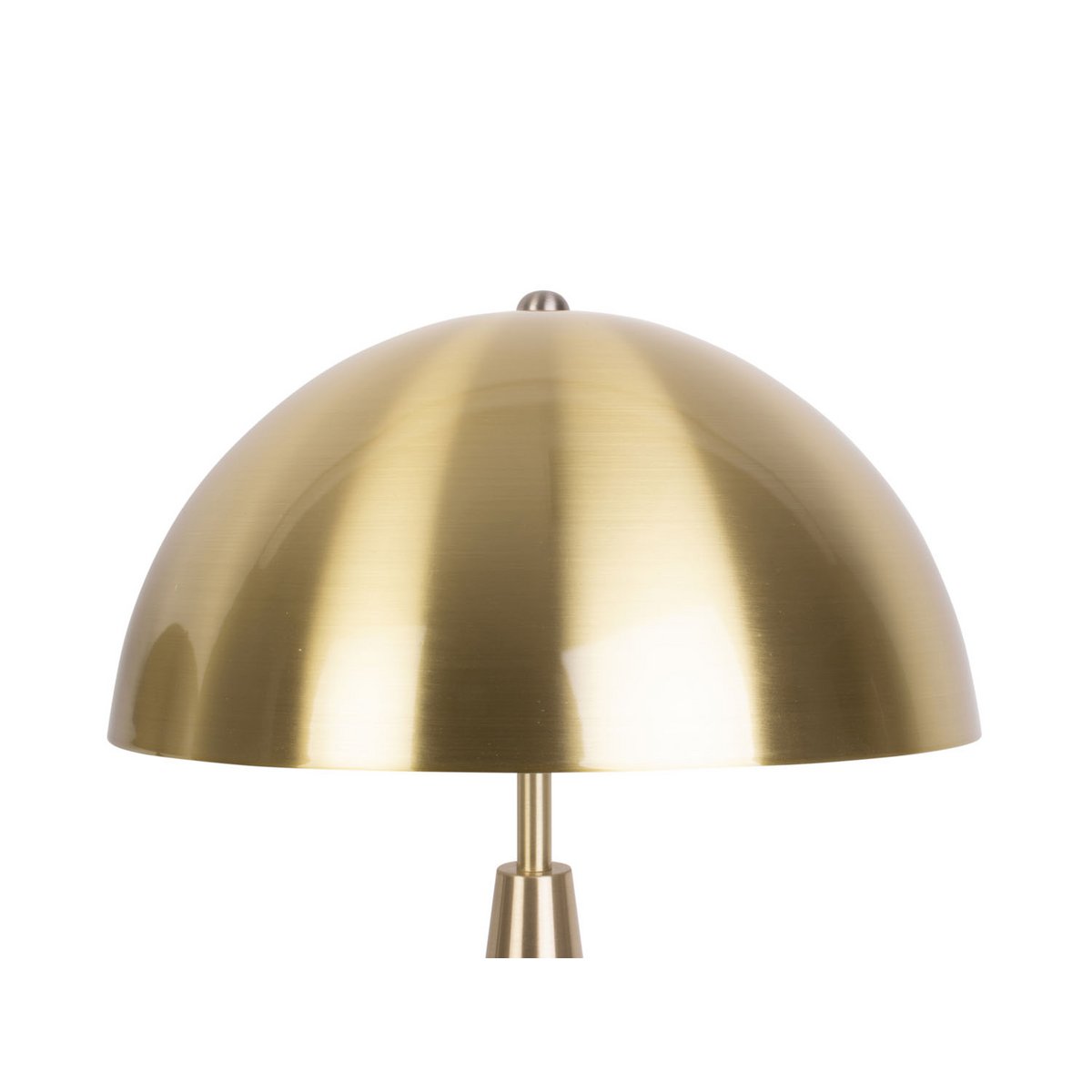 Lampe à Poser SUBLIME Fer Doré Brossé Courbe Ø30×51 cm