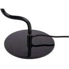 Lampe à Poser LOLA Pied Torsadé Fer Émaillé Noir Ø31×54 cm