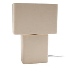 Lampe à Poser BOAZ RECTO Fer Texturé Gris 31×18×42 cm