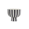 Bol en Céramique Rayé Noir & Blanc – Toppu