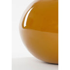 Vase BOYD Sculptural en Fer Marron Ocre – H36 cm
