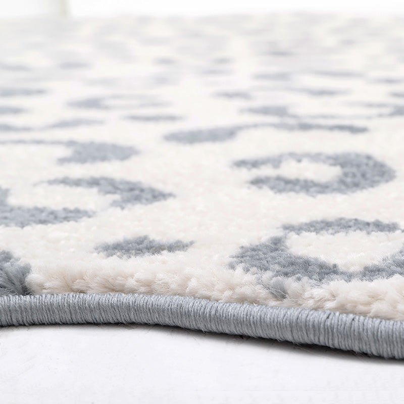 Tapis Velours Effet Peau de Bête Silver Blue 100×150 cm – Bao