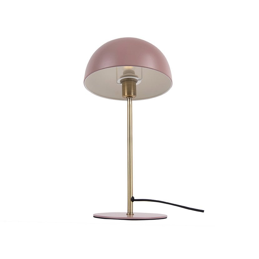 Lampe de Table Style Rétro Fer Rose Bonnet Ø20 cm
