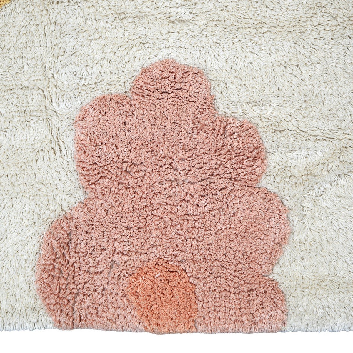 Tapis Enfant Sunny Flowers Peach – 100×150 cm – Nattiot