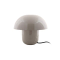 Lampe à Poser NORA Champignon Fer Émaillé Gris Ø29×25 cm