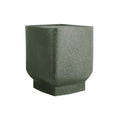 Table d'Appoint BOAZ CUADRO Fer Texturé Vert 37×37×40 cm