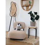 Fauteuil Enfant Crème & Noir – Brad