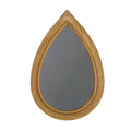 Miroir Rond Bordure Rotin Mais Ø37 cm