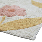 Tapis Enfant Sunny Flowers Peach – 100×150 cm – Nattiot