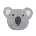 Tapis Koala Coton à Poils Longs Gris Cleo 125×100 cm