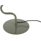 Lampe à Poser LOLA Pied Torsadé Fer Émaillé Vert Jungle Ø31×54 cm