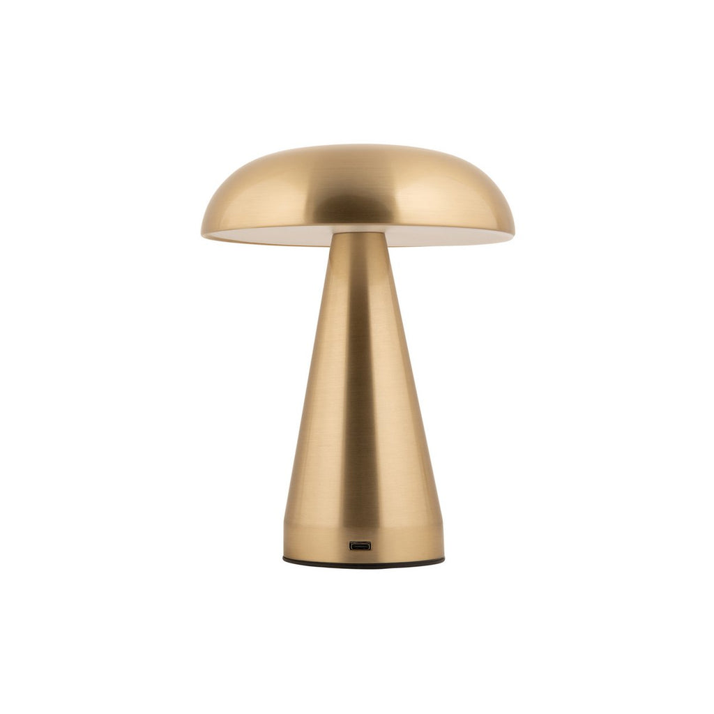 Lampe LED Sans Fil Rechargeable Dorée Rachel Ø16 cm