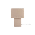 Lampe à Poser BOAZ RECTO Petit Modèle Fer Texturé Gris 24×14×33 cm