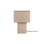Lampe à Poser BOAZ RECTO Petit Modèle Fer Texturé Gris 24×14×33 cm