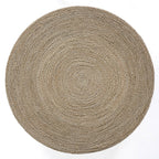 Détail du tressage serré et qualitatif en fibre de jonc de dessous.