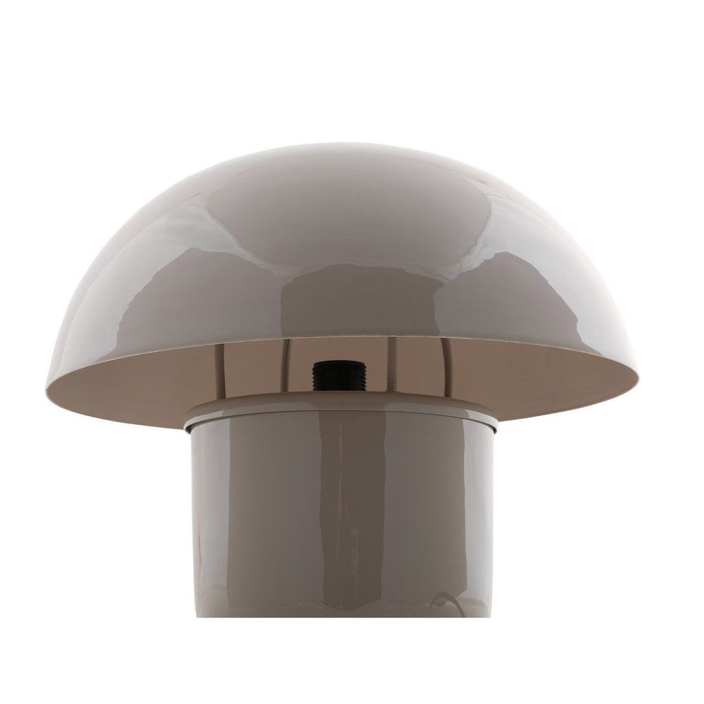 Lampe à Poser NORA Champignon Fer Émaillé Gris Ø29×25 cm