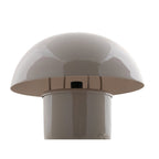Lampe à Poser NORA Champignon Fer Émaillé Gris Ø29×25 cm