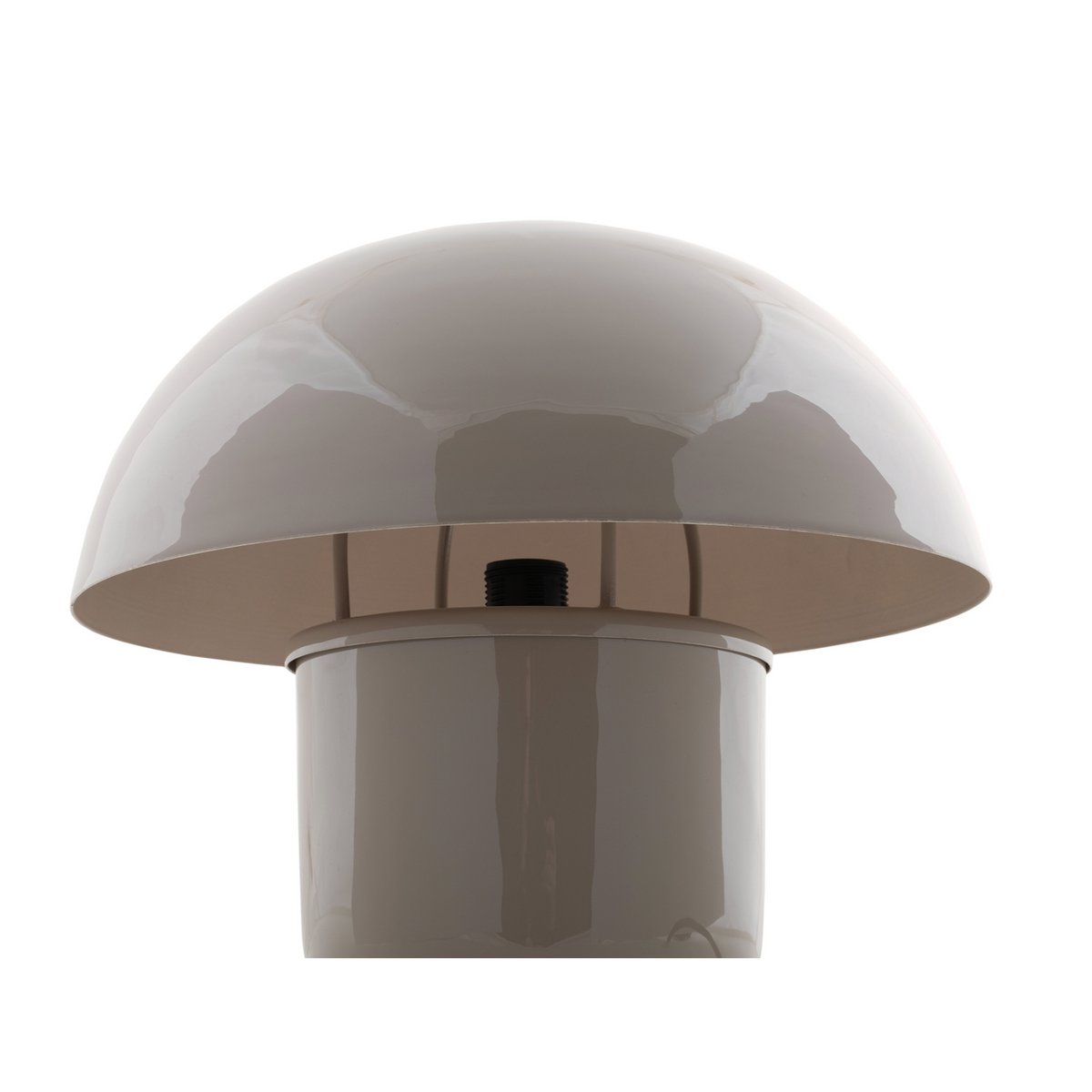 Lampe à Poser NORA Champignon Fer Émaillé Gris Ø29×25 cm