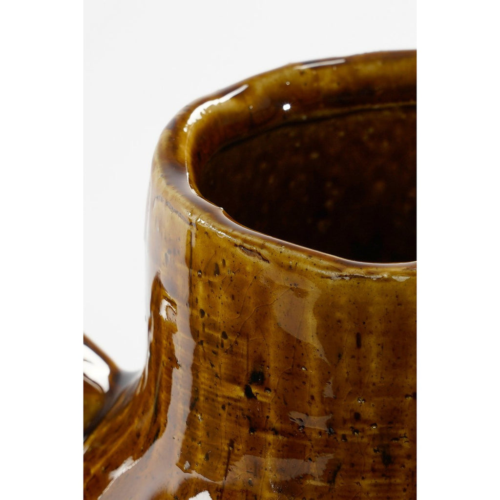 Vase ELENA Céramique Marron Ø26×34 cm