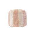 Pouf Enfant Circus Rose – Motif Cirque en Bois