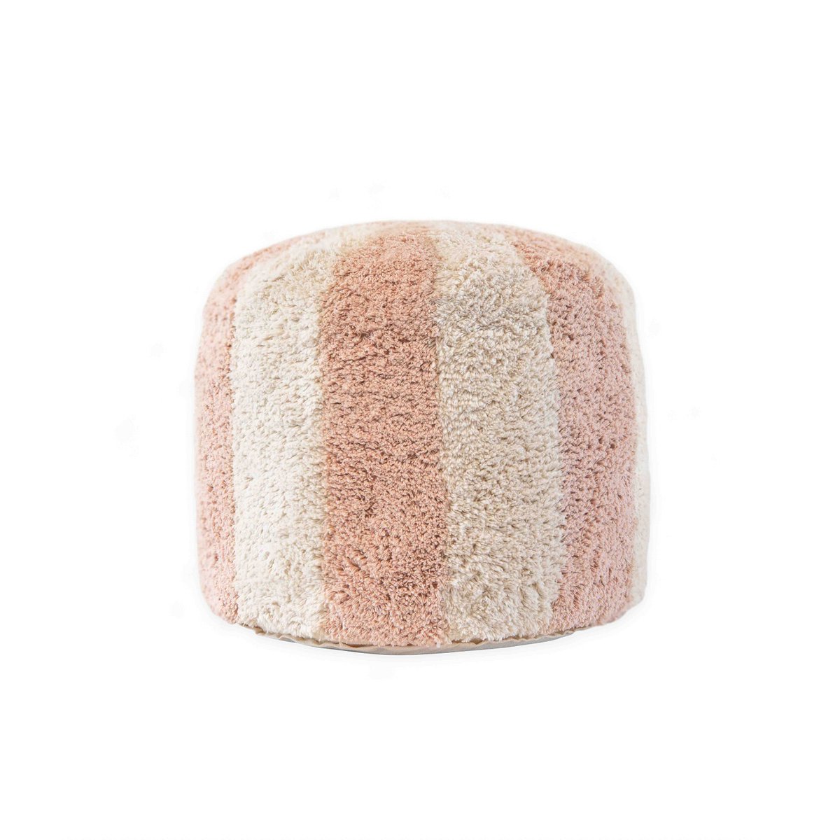 Pouf Enfant Circus Rose – Motif Cirque en Bois