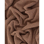 Plaid PARIS en Laine Bouclée Marron – 140 × 200 cm