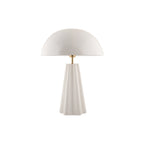 Lampe de Table Grand Format Fer Blanc Amplio XL Ø40 cm