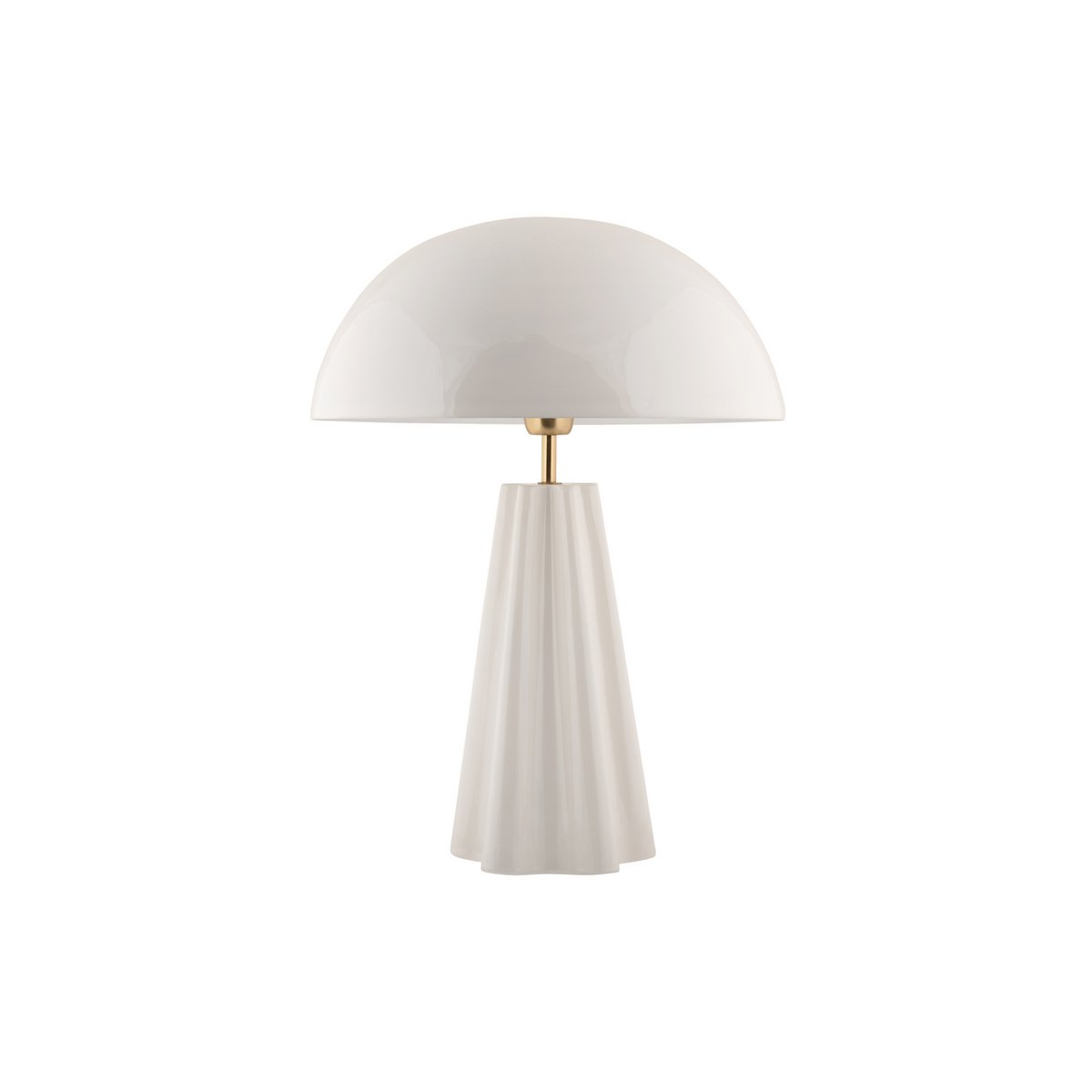 Lampe de Table Grand Format Fer Blanc Amplio XL Ø40 cm