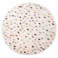 Tapis Rond en Coton Multicolore – Cato