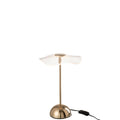 Lampe de Table LED Motif Fleur Dorée Petit Modèle Ø23,5 cm