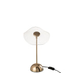 Lampe de Table LED Motif Fleur Dorée Petit Modèle Ø23,5 cm