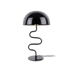 Lampe à Poser LOLA Pied Torsadé Fer Émaillé Noir Ø31×54 cm