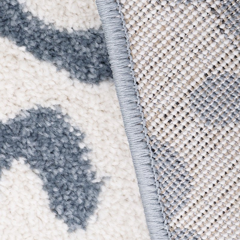 Tapis Velours Effet Peau de Bête Silver Blue 100×150 cm – Bao