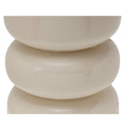 Tabouret REY Fer Émaillé Blanc Natural Glow Ø36×48 cm