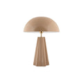 Lampe de Table Grand Format Fer Marron Amplio XL Ø40 cm