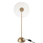 Lampe de Table LED Motif Fleur Dorée Grand Modèle Ø23,5 cm
