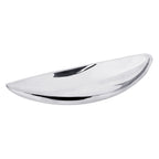 Vue de profil du bol Halifax argenté mettant en valeur ses lignes épurées et contemporaines.