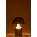Lampe de Table Champignon Métal Or Brillant Ø20 cm