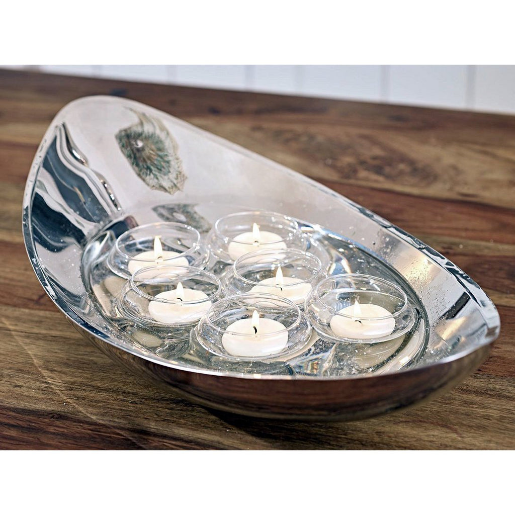 Bol Décoratif Halifax – Acier Inoxydable Poli (40cm)