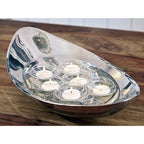 Bol Décoratif Halifax – Acier Inoxydable Poli (40cm)