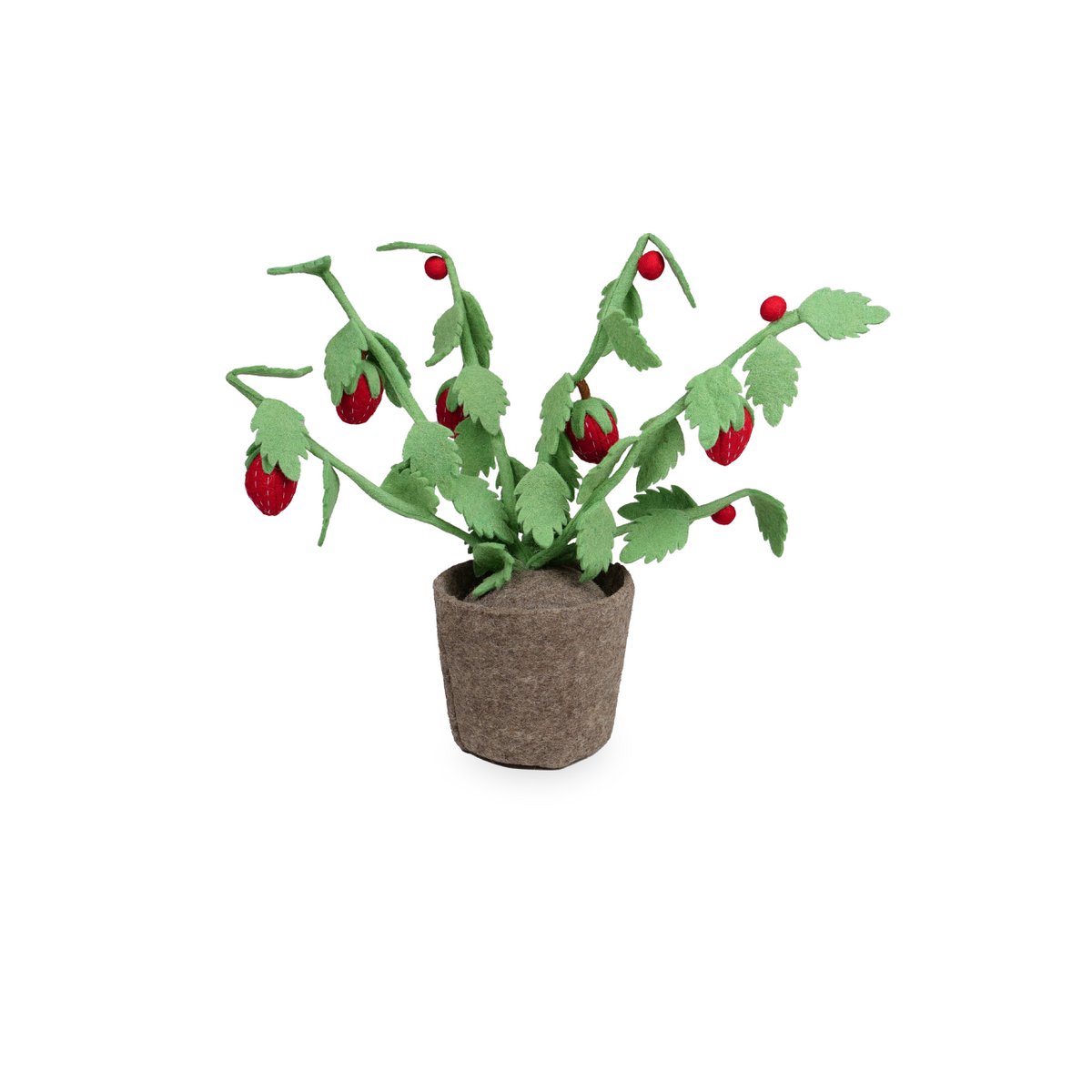 Plante Décorative Fraisier en Feutre – Fraisier
