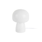 Lampe de Table en Verre Blanc Compact Fervor Ø15 cm