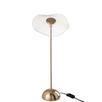 Lampe de Table LED Motif Fleur Dorée Grand Modèle Ø23,5 cm